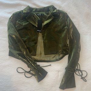 Nasty Gal cropped blazer
